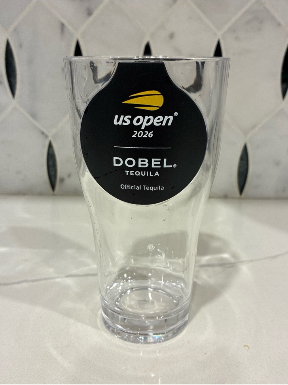 US Open 2026 Dobel Tequila Plastic Glass